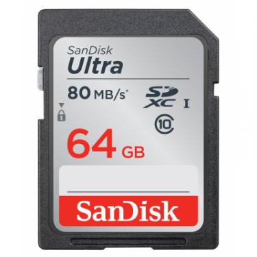 Карта памяти SanDisk 64GB SDXC Class 10 UHS-I Фото