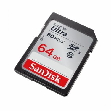 Карта памяти SanDisk 64GB SDXC Class 10 UHS-I Фото 1