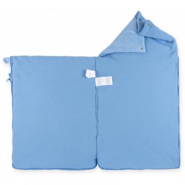Спальный конверт Luvena Fortuna голубой многофункциональный с рисунком слоненка Фото 2