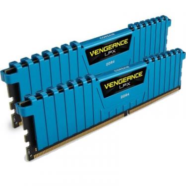 Модуль памяти для компьютера Corsair DDR4 16GB (2x8GB) 3000 MHz Vengeance LPX Blue Фото 3