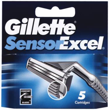 Сменные кассеты Gillette SENSOR Excel 5 шт Фото