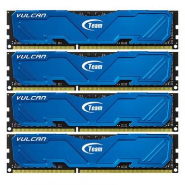 Модуль памяти для компьютера Team DDR3 32GB (4x8GB) 1600 MHz Vulcan Blue Фото