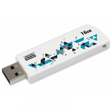 USB флеш накопитель Goodram 16GB Cl!ck White USB 2.0 Фото 3