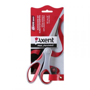 Ножницы Axent Duoton, 20 см, gray-red Фото 1