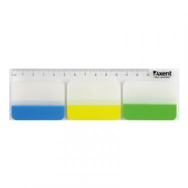 Разделитель страниц Axent neon colors mix, plastic 3х38х45mm, 30 шт. Фото