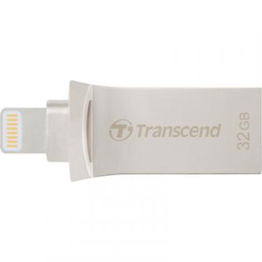 USB флеш накопитель Transcend 32GB JetDrive Go 500 Silver USB 3.1/Lightning Фото