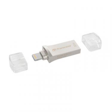 USB флеш накопитель Transcend 32GB JetDrive Go 500 Silver USB 3.1/Lightning Фото 1