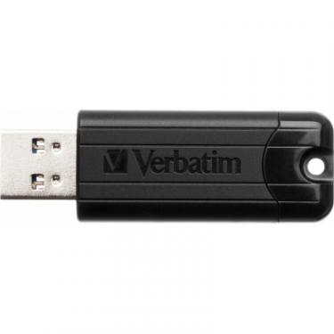 USB флеш накопитель Verbatim 64GB PinStripe Black USB 3.0 Фото 1