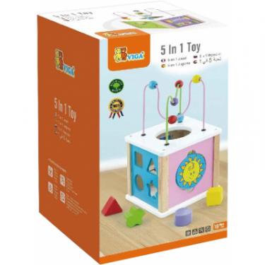 Развивающая игрушка Viga Toys Лабиринт 5 в 1 Фото 2