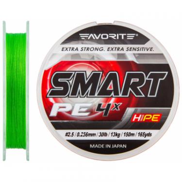 Шнур Favorite Smart PE 4x 150м салатовый #2.5/0.256мм 13кг Фото