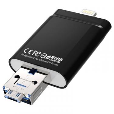 USB флеш накопитель PhotoFast 32GB i-Flashdrive EVO Plus microUSB/Lightning USB Фото 2
