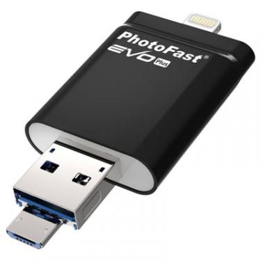 USB флеш накопитель PhotoFast 32GB i-Flashdrive EVO Plus microUSB/Lightning USB Фото 3