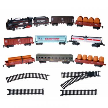 Игровой набор Big Motors Железная дорога с 9 вагонами Фото 1