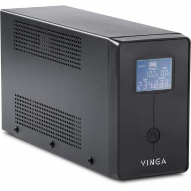 Источник бесперебойного питания Vinga LCD 600VA metal case Фото 1