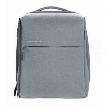 Рюкзак для ноутбука Xiaomi 14.1" Mi minimalist urban Backpack Light Gray Фото