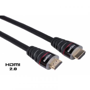 Кабель мультимедийный Vinga HDMI to HDMI 1.5m Фото