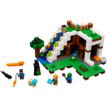 Конструктор LEGO Minecraft База на водопаде Фото 1