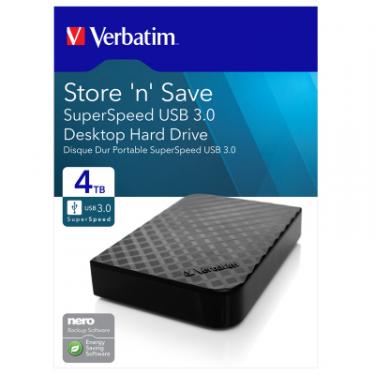 Внешний жесткий диск Verbatim 3.5" 4TB Фото 6