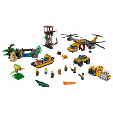Конструктор LEGO City Вертолёт для доставки грузов в джунгли Фото 1