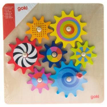 Развивающая игрушка Goki Познавательные шестеренки Фото