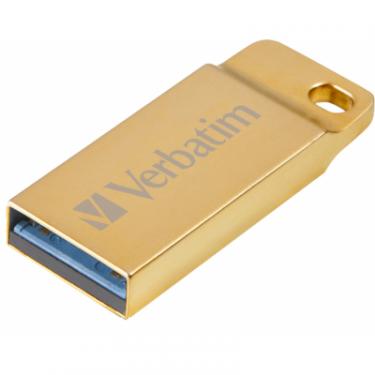 USB флеш накопитель Verbatim 32GB Metal Executive Gold USB 3.0 Фото 1