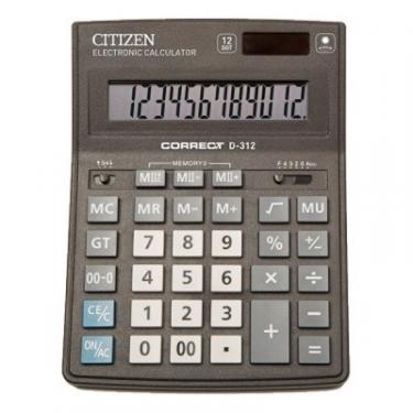 Калькулятор Citizen D-312 Фото