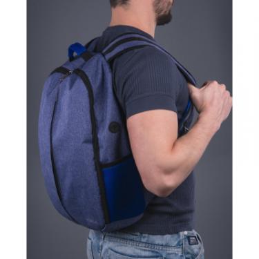 Рюкзак для ноутбука Vinga 15.6" NBP450BL blue Фото 9