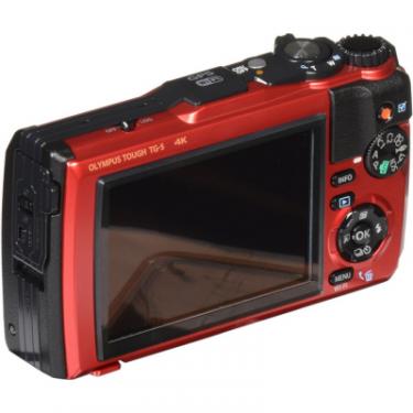 Цифровой фотоаппарат Olympus TG-5 Red (Waterproof - 15m; GPS; 4K; Wi-Fi) Фото 8
