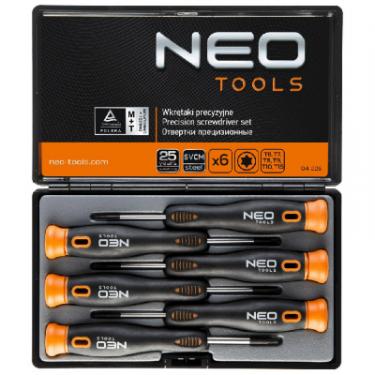 Отвертка Neo Tools прецизійна, набір 6 шт, CrMo Фото