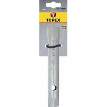 Ключ Topex торцевой двухсторонний трубчатый 20 х 22 мм Фото 1