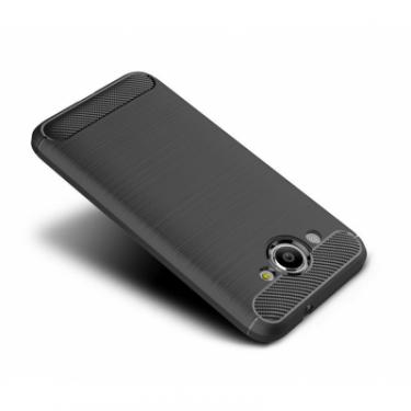 Чехол для мобильного телефона Laudtec для Huawei Y3 2017 Carbon Fiber (Black) Фото 1