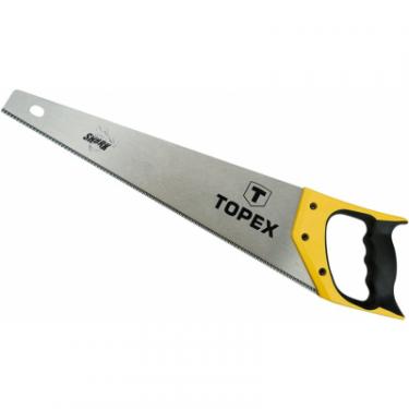 Ножовка Topex по дереву, 500 мм, «Акула», 11TPI Фото 1