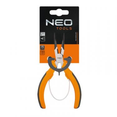 Плоскогубцы Neo Tools подовжені вигнуті прецизійні, 140 мм Фото 1