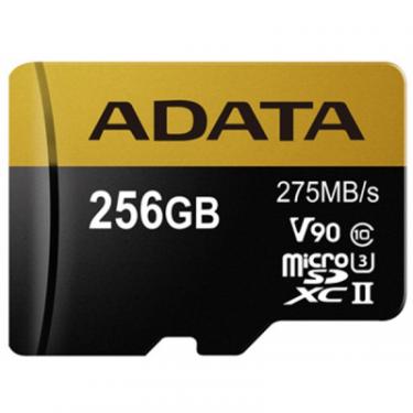 Карта памяти ADATA 256GB microSD class 10 UHS-II U3 Фото 1