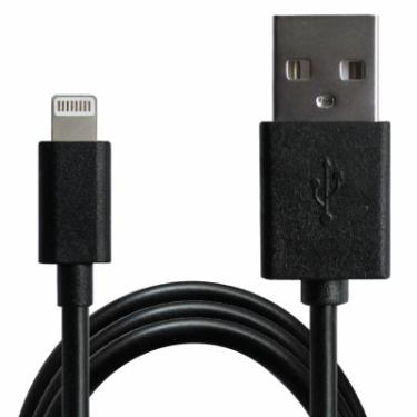 Дата кабель Grand-X USB 2.0 AM to Lightning 1.0m Cu, 2.1А, Black Фото 1