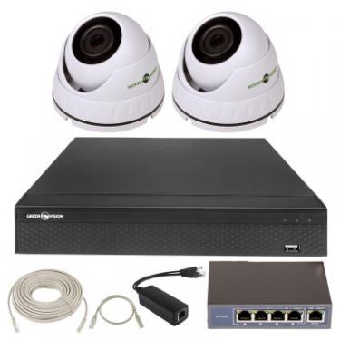 Комплект видеонаблюдения Greenvision GV-IP-K-L24/02 1080P Фото
