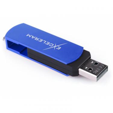 USB флеш накопитель eXceleram 64GB P2 Series Blue/Black USB 2.0 Фото 4