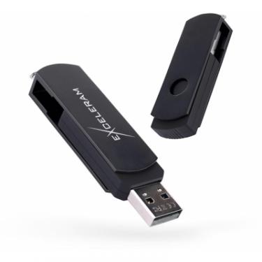 USB флеш накопитель eXceleram 16GB P2 Series Black/Black USB 2.0 Фото