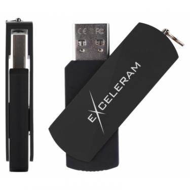 USB флеш накопитель eXceleram 16GB P2 Series Black/Black USB 2.0 Фото 3