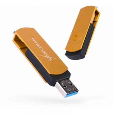 USB флеш накопитель eXceleram 32GB P2 Series Gold/Black USB 3.1 Gen 1 Фото