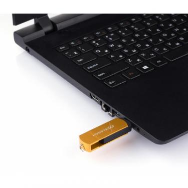 USB флеш накопитель eXceleram 32GB P2 Series Gold/Black USB 3.1 Gen 1 Фото 6