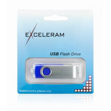 USB флеш накопитель eXceleram 16GB P1 Series Silver/Blue USB 2.0 Фото 7