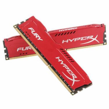 Модуль памяти для компьютера Kingston Fury (ex.HyperX) DDR4 16GB (2x8GB) 3466 MHz HyperX FURY Red Фото 2