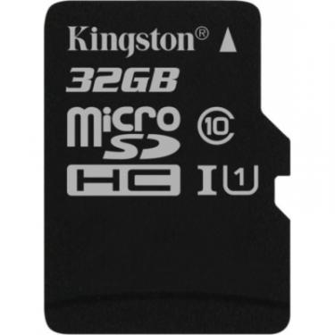 Карта памяти Kingston 32GB microSDHC class 10 UHS-I Фото