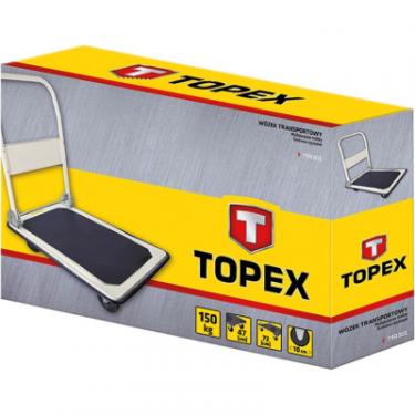 Тележка грузовая Topex до 150 кг, 72x47х82 см Фото 1