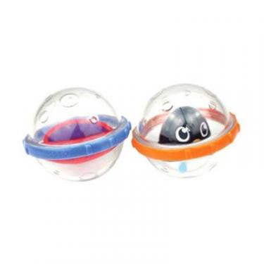 Игрушка для ванной Munchkin Плаваючі бульбашки (пінгвін з оранжевою кулею) Фото