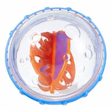 Игрушка для ванной Munchkin Плаваючі бульбашки (пінгвін з оранжевою кулею) Фото 2