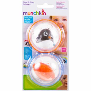 Игрушка для ванной Munchkin Плаваючі бульбашки (пінгвін з оранжевою кулею) Фото 3