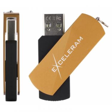 USB флеш накопитель eXceleram 16GB P2 Series Brown/Black USB 2.0 Фото 3