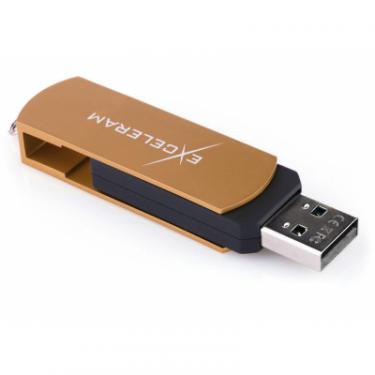 USB флеш накопитель eXceleram 16GB P2 Series Brown/Black USB 2.0 Фото 4